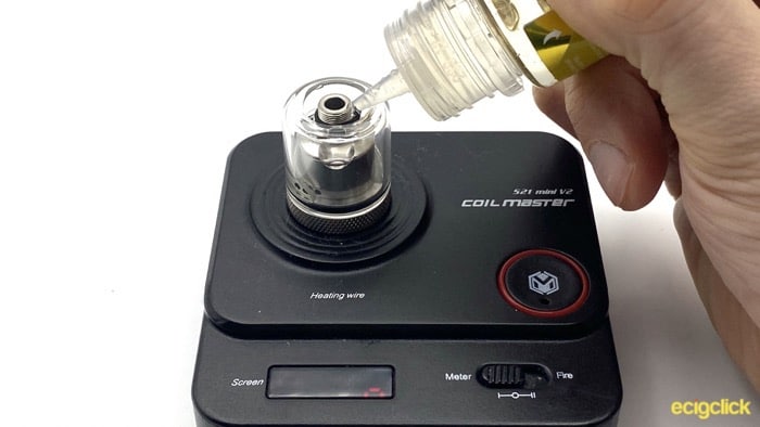 Fill with e-liquid