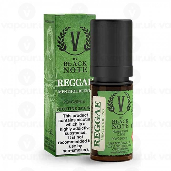 black not v e-liquid review reggae mint flavour