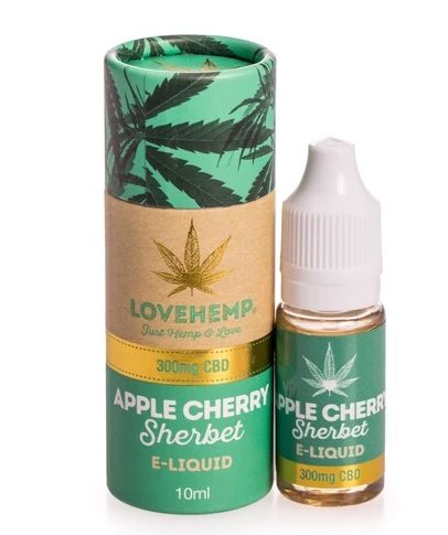 love hemp apple cherry cbd e-liquid review