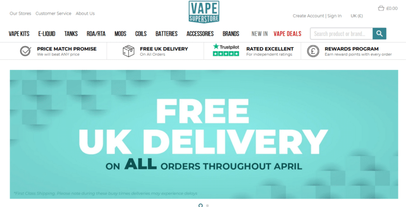 vape superstore uk open for business