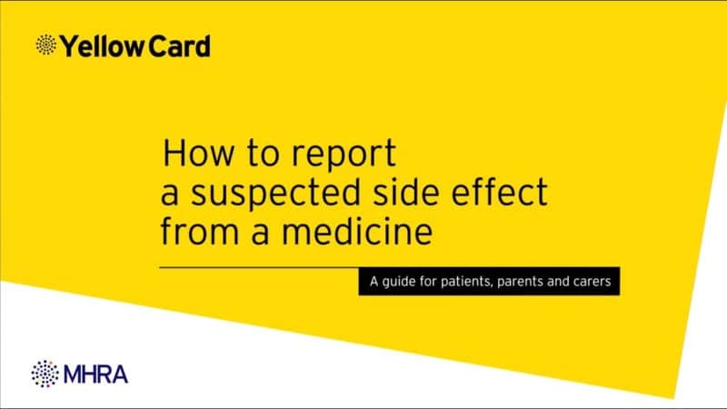 yellow card scheme UK gov