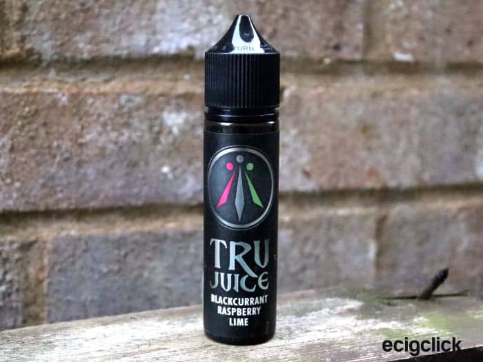 Tru Juice E-Liquid Review blackcurrant raspberry lime
