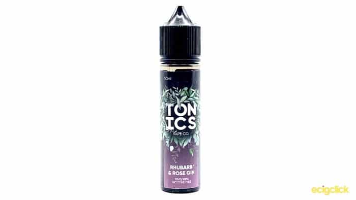 Tonics Vape Co Rhubarb and Rose Gin