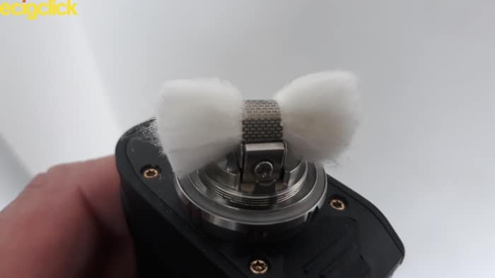 Zeus X Mesh RTA cotton trimming