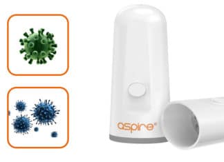 Aspire Degerm Drip-Tip Sterilizer reviewed kills bacteria