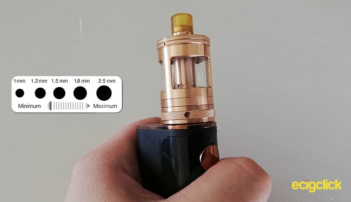 Aspire Nautilus GT Tank airflow