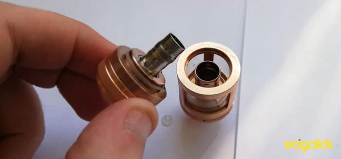 Aspire Nautilus GT tank coil placement