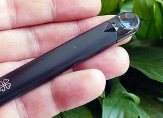 Harmony Tempo CBD Pod Kit in hand