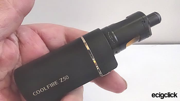 Innokin Coolfire Z50 in hand