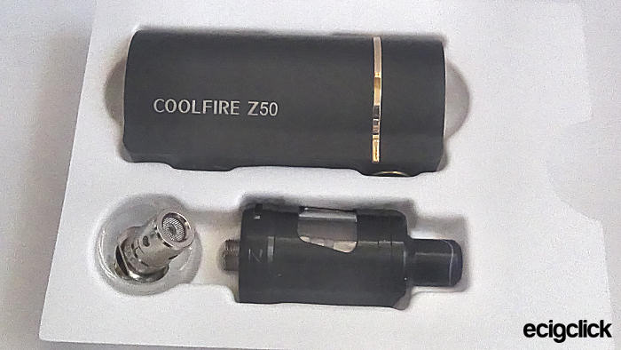 Innokin Coolfire Z50 kit display