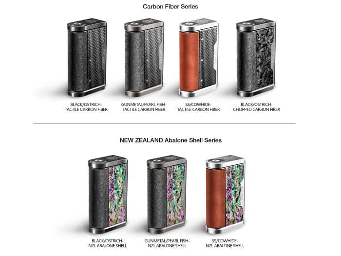 Lost Vape Centaurus DNA250c colours