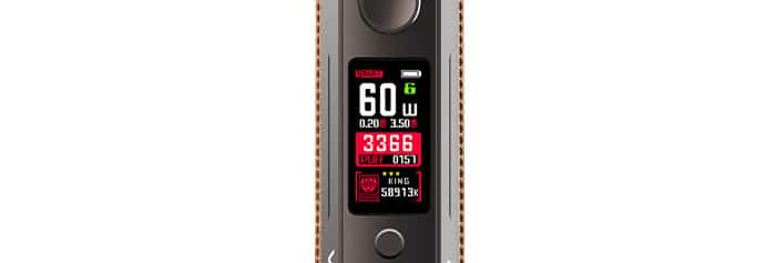 Voopoo DRAG S Pod Mod screen