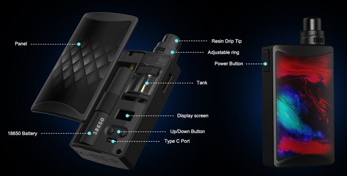 Vandy Vape Kylin M AIO components
