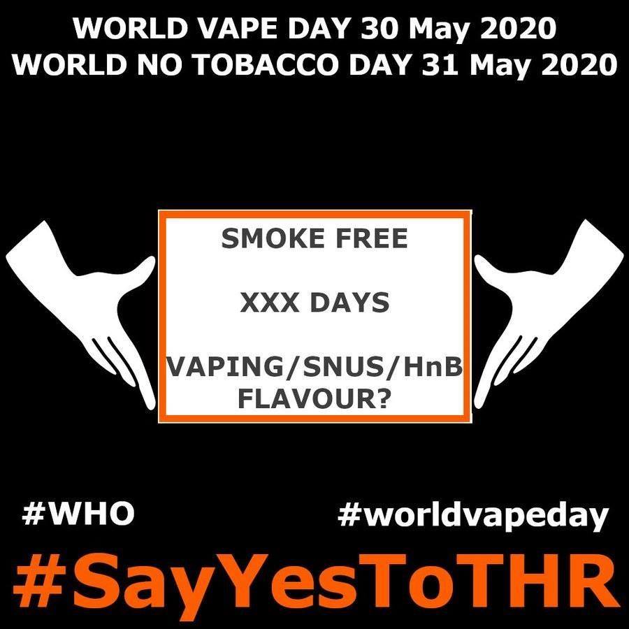 world vape day social media template