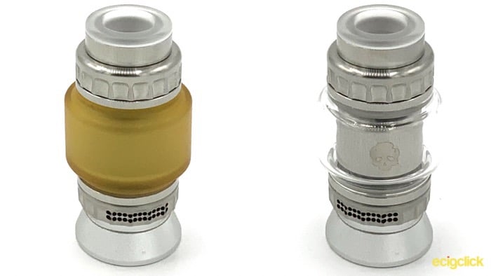 Dovpo Blotto Mini RTA Comparison of PCTG and Glass Bubble Tanks