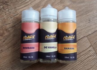 The Custard Company Trio of E Liquids