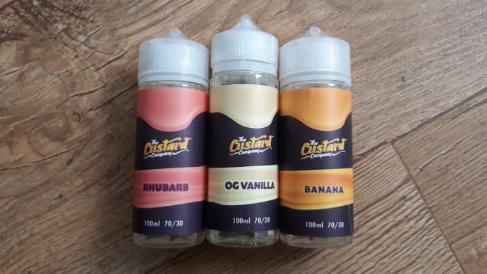 The Custard Company Trio of E Liquids