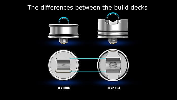 VandyVape Mesh V2 RDA difference