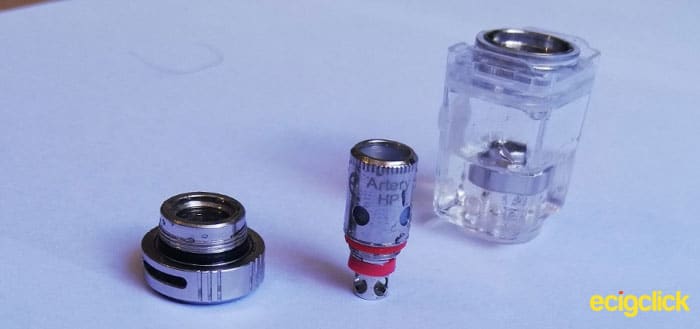 artery pal 18650 coil base and pod disassembly 