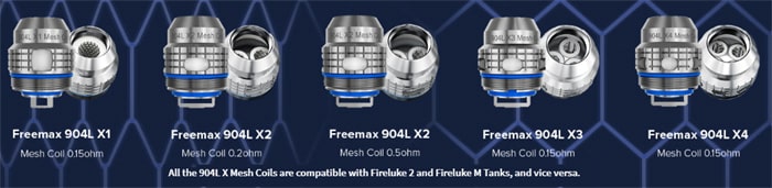 fireluke 3 coil range