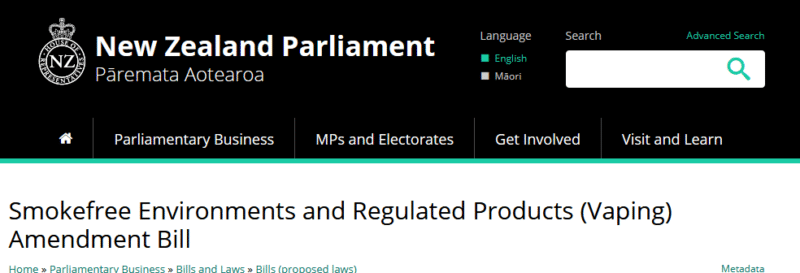 new zealand new vape bill