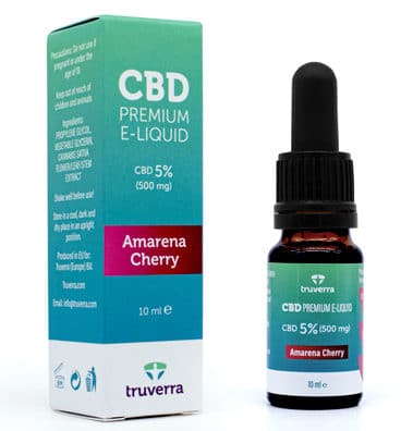 truverra cbd e-liquid review amarena cherry 5mg