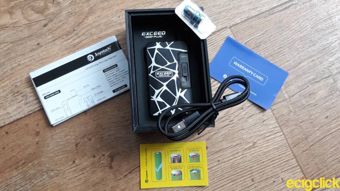 Joyetech Exceed Grip Plus Kit unboxing