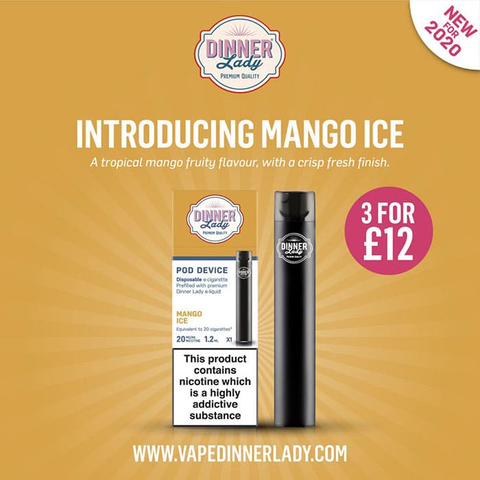 dinner lady mango ice disposable e-cigarette Deal