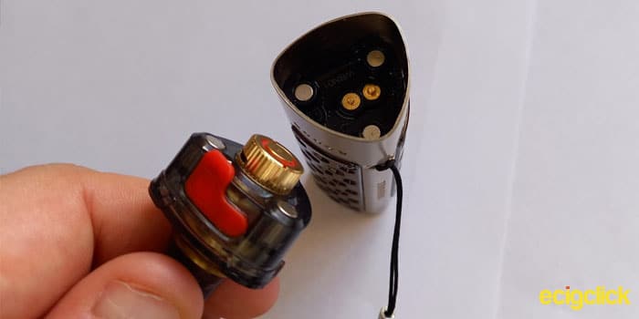 Wismec R40 Pod Mod pod connection