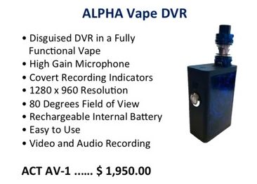 alpha vape dvr spy vape