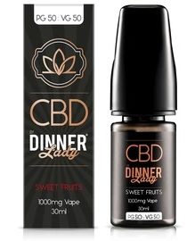 dinner lady CBD Sweet Fruits E-liquid 30ml 1000mg review