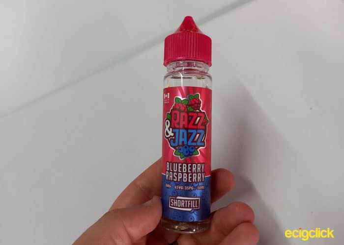 Razz & Jazz e-liquid Blueberry Raspberry Shortfill
