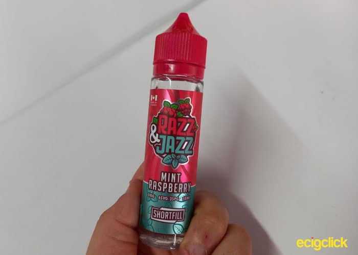 Razz & Jazz e-liquid Mint Raspberry Shortfill