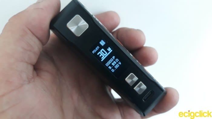 Freemax Maxus 200W Kit screen display example