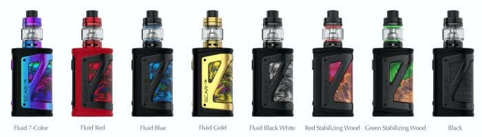 Smok Scar-18 kit colours