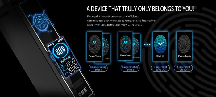 OBS Cabo Pod Kit fingerprint