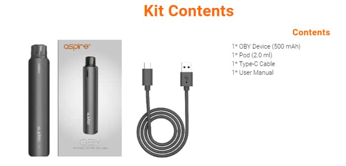 oby kit contents