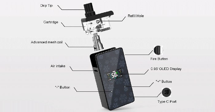 Snowwolf P50 components