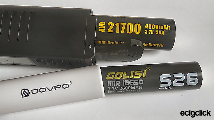 Dovpo Odin 100 battery choice