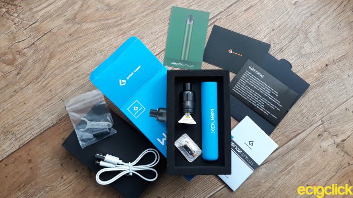 GeekVape Wenax Stylus pod kit unboxing