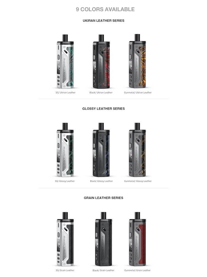 Lost Vape Thelema Colourways