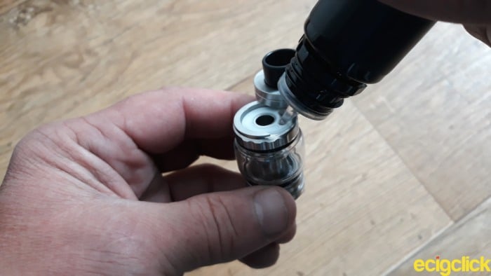 filling the TFV9 tank