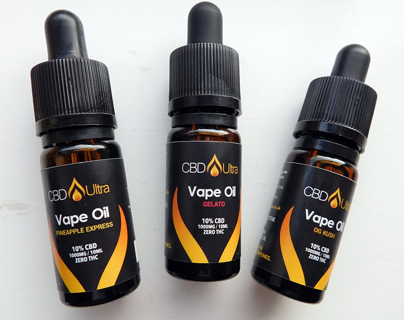 cbd ultra vape oil review