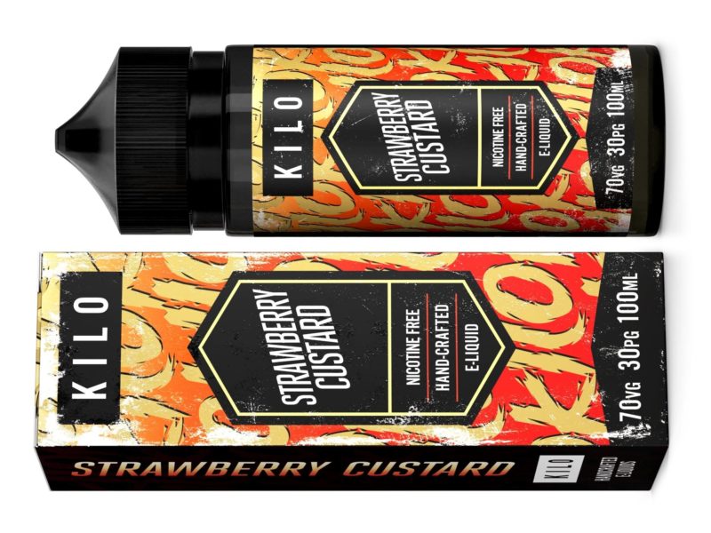 kilo strawberry custard vape juice review