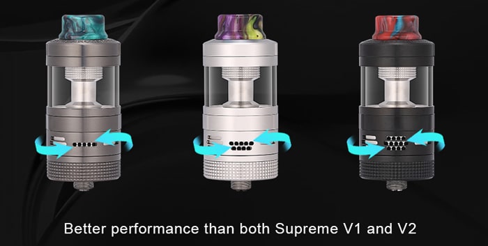 Steam Crave Aromamizer Supreme V3 airflow