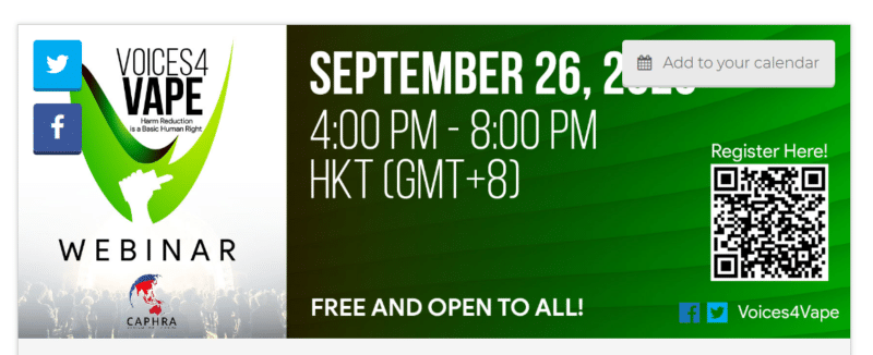 voices 4 vape vaping webinar