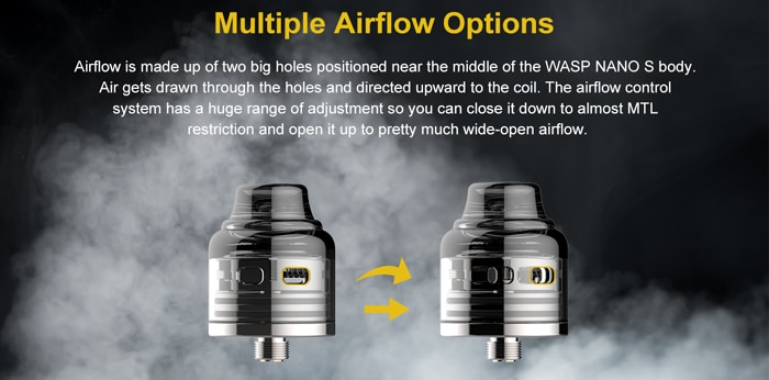 wasp nano s airflow