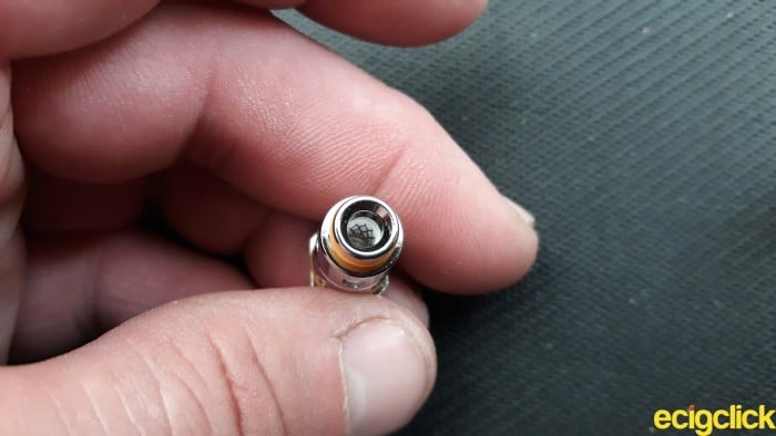 0.6ohm coil with mesh showing 