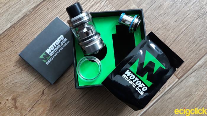 Wotofo NexM Pro Tank unboxed