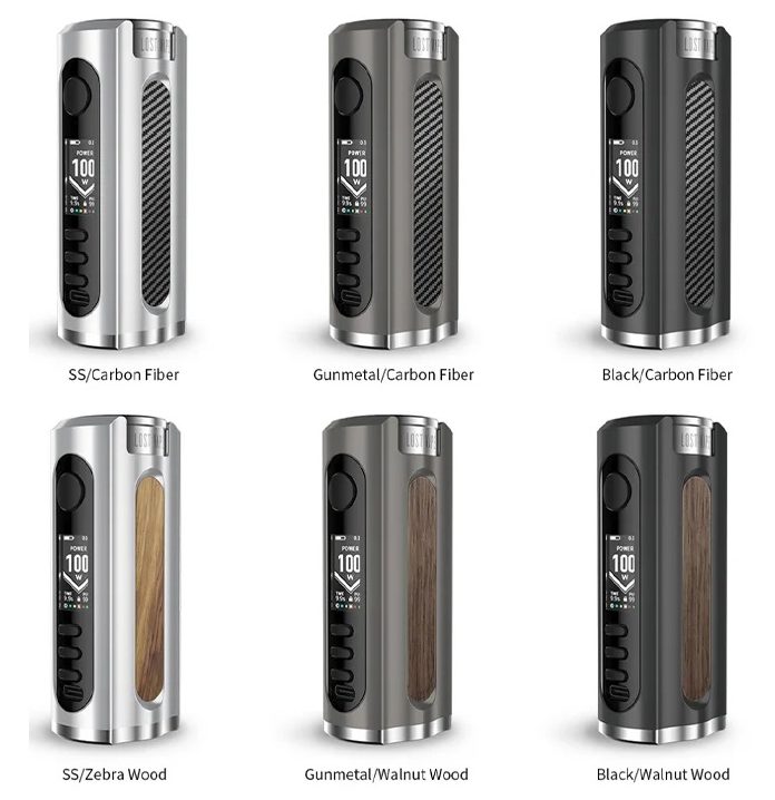 lost_vape_grus_100w_box_mod_carbon_fiber_and_wood_series